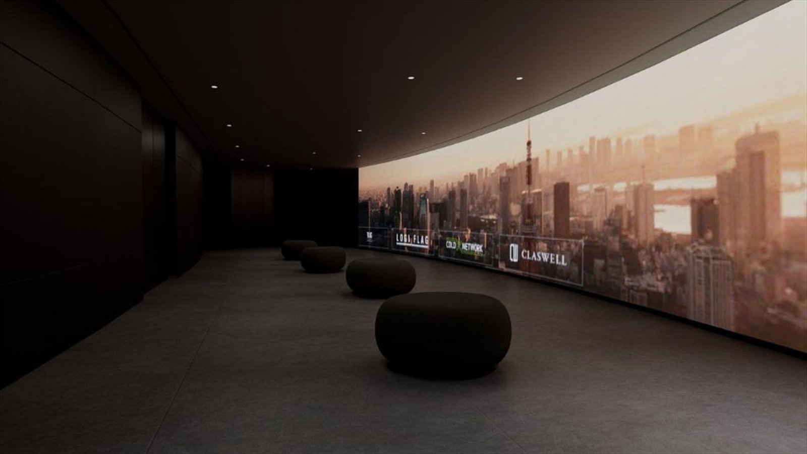 Experience Center skyline preview lounge